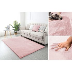 Tapis en soie Rabbit New - rose