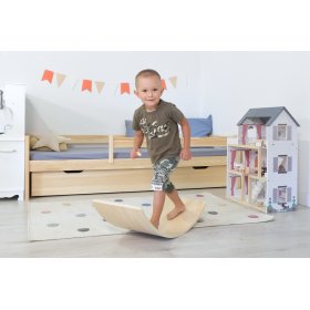 Planche d'équilibre en bois - naturel, Ourbaby