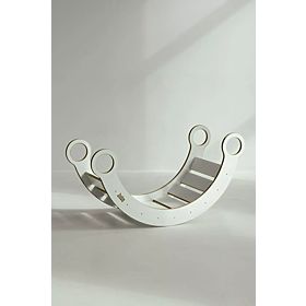 Balançoire en bois Montessori L - blanc