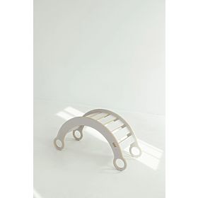 Balançoire en bois Montessori M - blanche