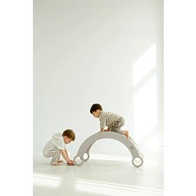 Balançoire en bois Montessori M - blanche