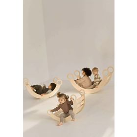 Balançoire en bois Montessori S - naturel