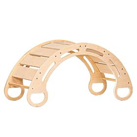 Balançoire Montessori en bois - couleur naturelle, Ourbaby®