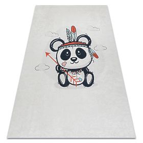 BAMBINO 1129 tapis de lavage panda pour enfants antidérapant - crème, F.H.Kabis