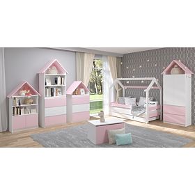 Bibliothèque Cabane Sofie - rose