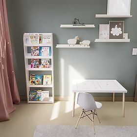 Bibliothèque pour enfants 134 x 49 cm - étagère à livres