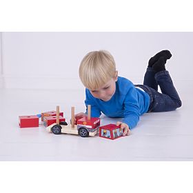 Bigjigs Baby Empilage de pompiers, Bigjigs Toys