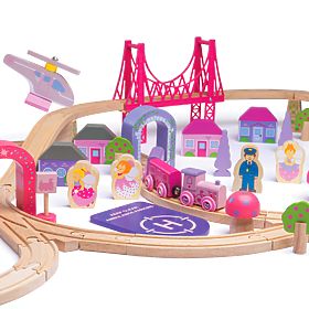 Bigjigs Rail Grande voie ferrée princesse en bois