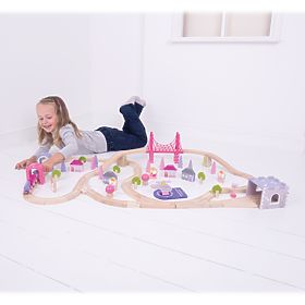 Bigjigs Rail Grande voie ferrée princesse en bois