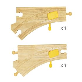 Bigjigs Rail interrupteur de commutation 2 pièces