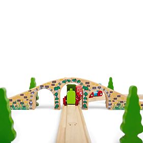 Bigjigs Rail Pont ferroviaire en bois