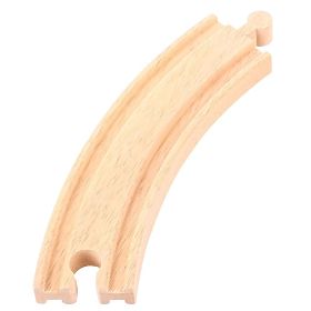 Bigjigs Rail Rails circulaires longs 17 cm 4 pcs