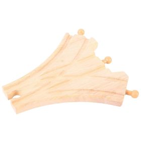 Bigjigs Rail Rails en bois interrupteur à trois voies 2 pcs