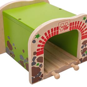 Bigjigs Rail Tunnel ferroviaire double