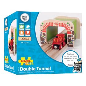 Bigjigs Rail Tunnel ferroviaire double