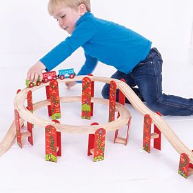 Bigjigs Rail Un tunnel ferroviaire en pierre
