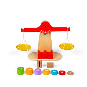 Bigjigs Toys Balance avec poids d'équilibrage