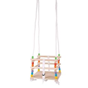 Bigjigs Toys Balançoire à perles en bois