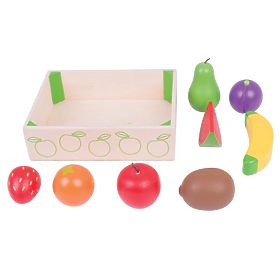 Bigjigs Toys Boîte avec fruits, Bigjigs Toys