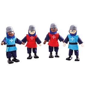 Bigjigs Toys Chevaliers Médiévaux