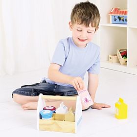 Bigjigs Toys Produits de cocktail dans une boîte portable