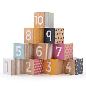 Bigjigs Toys Cubes didactiques chiffres