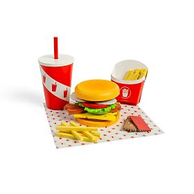 Bigjigs Toys Ensemble Burger et frites