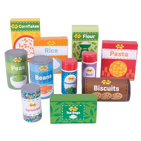 Bigjigs Toys Ensemble de denrées non périssables
