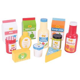 Bigjigs Toys Ensemble de produits frais, Bigjigs Toys