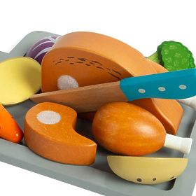 Bigjigs Toys Ensemble Poulet rôti avec légumes