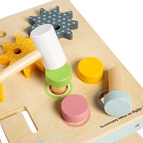 Bigjigs Toys établi avec marteau en bois
