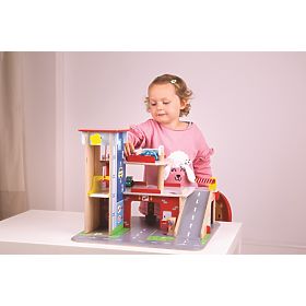 Bigjigs Toys Garage avec parking, Bigjigs Toys