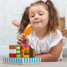 Bigjigs Toys Glaces en bois, Bigjigs Toys
