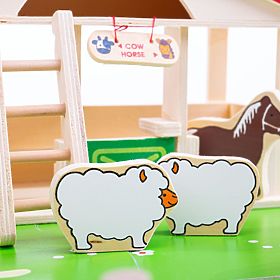 Bigjigs Toys Grande ferme en bois