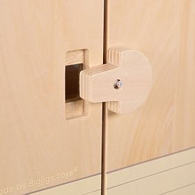 Bigjigs Toys Maison de poupée pliable avec accessoires, Bigjigs Toys