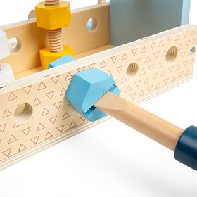 Bigjigs Toys Outils dans une caisse, Bigjigs Toys