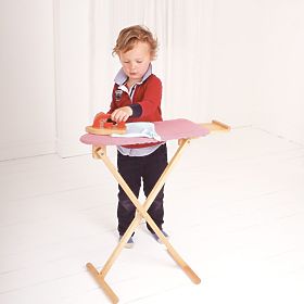 Bigjigs Toys Planche à repasser en bois avec fer - emballage endommagé