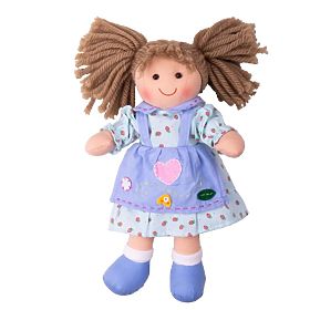 Bigjigs Toys Poupée en Tissu Grace 28 cm