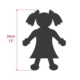 Bigjigs Toys Poupée en Tissu Katie 34 cm