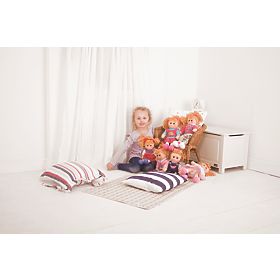 Bigjigs Toys Poupée en tissu Mélanie 38 cm