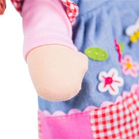 Bigjigs Toys Poupée en tissu Mélodie 34 cm