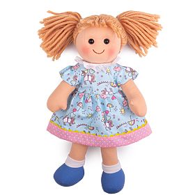 Bigjigs Toys Poupée en Tissu Olivia 34 cm, Bigjigs Toys