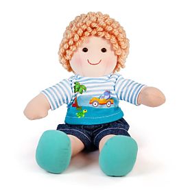 Bigjigs Toys Poupée en Tissu Robin 30 cm