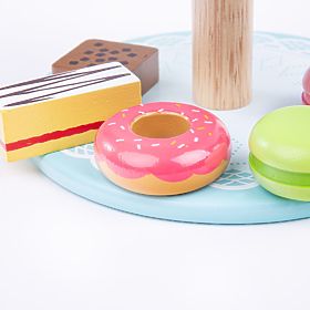 Bigjigs Toys Présentoir avec petits gâteaux