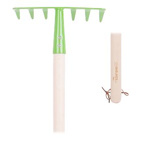 Bigjigs Toys Râteau de jardin vert