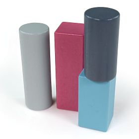 Bigjigs Toys Seau avec 50 blocs, Bigjigs Toys