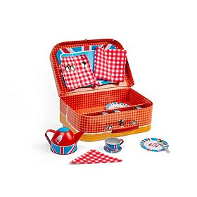 Bigjigs Toys Service à thé dans une valise Londres