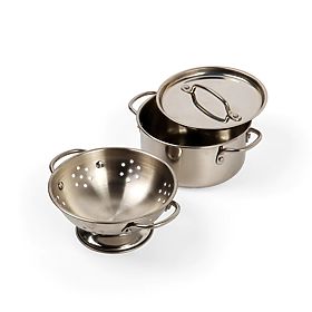 Bigjigs Toys Support avec casseroles 8 pièces, Bigjigs Toys
