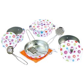 Bino Ensemble de vaisselle émaillée 11 pièces