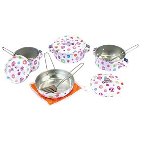 Bino Ensemble de vaisselle émaillée 11 pièces